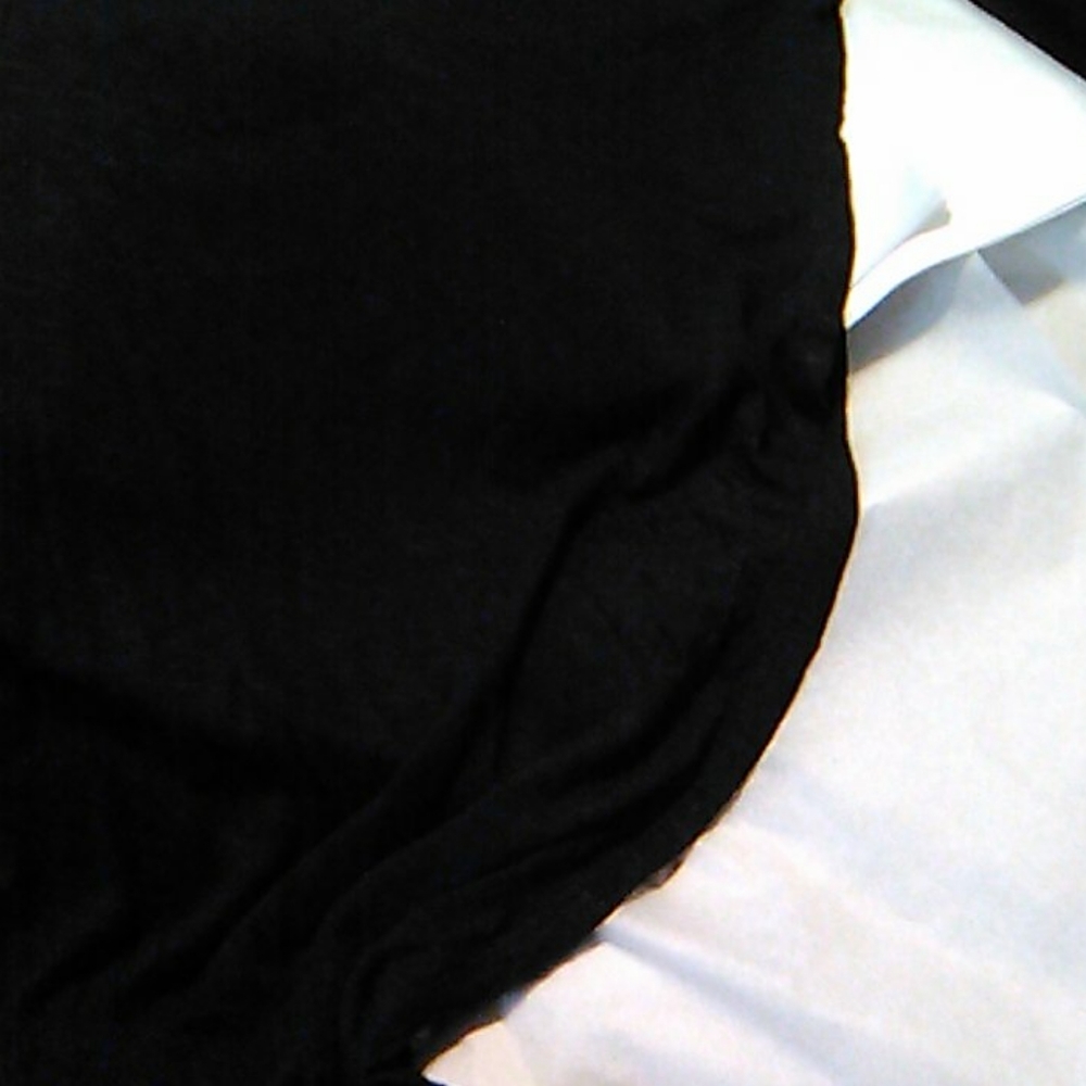 Nwt Black Tunic Laced Opened Back - image 7